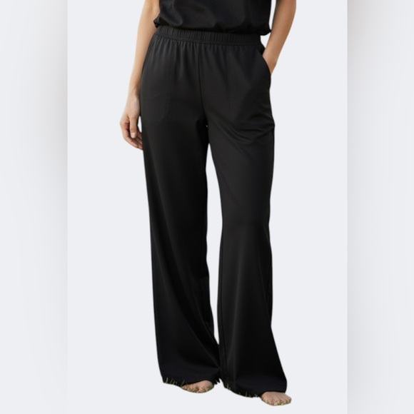 IBKUL Pants - IBKUL IBKomfortable Size XL Straight-leg jogger Black Pants with Pockets